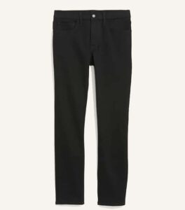 Old Navy Skinny 360° Tech Stretch Performance Black Jeans ront