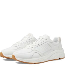 LABEL Go-To White Leather Sneaker