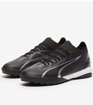 Puma Ultra Match Black Sliver Astro Turf Boot