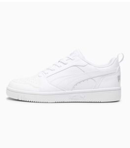 Puma Rebound V6 Low All White Men Sneakers