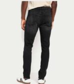Old Navy Skinny 360° Tech Stretch Performance Stone Black Jean back