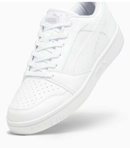 Puma Rebound V6 Low All White Men Sneakers up