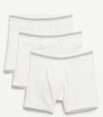Old Navy Printed Built-In Flex White Brief 3-Pack