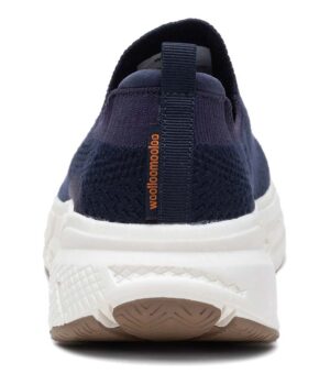 Woolloomooloo Merino Wool Slip-On Navy Blue Sneaker back
