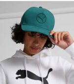 Puma Generate Flat Brim Teal Green Cap up