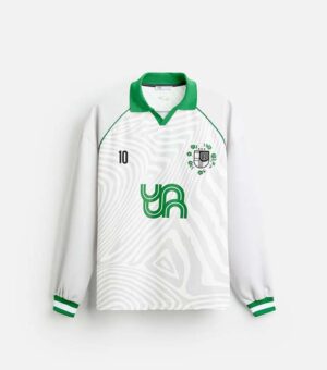 Zara Retro Football White Men Polo