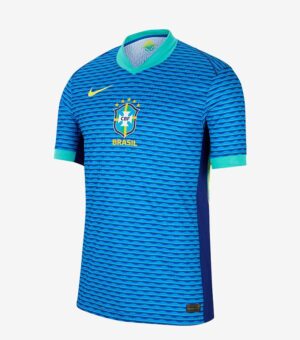Brazil 2024/25 Away Blue Soccer Jersey