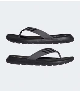 Adidas Comfort Flip-Flops Grey Black Men Slide side