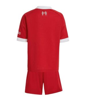 Liverpool Home Kids 2025-2026 Jersey back