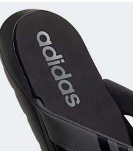 Adidas Comfort Flip-Flops Grey Black Men Slide inside