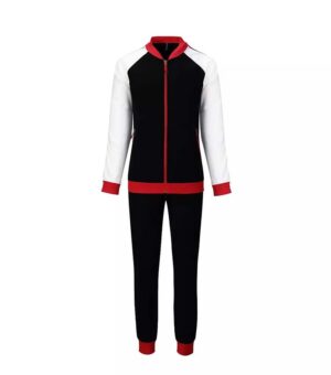Donnay Fleece Black White Men Tracksuit