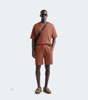 ZARA TEXTURED JACQUARD SHORTS