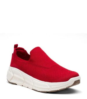 Woolloomooloo Merino Wool Slip-On Red Sneaker