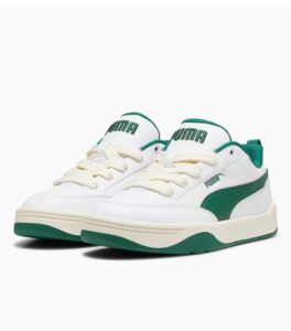 Puma Park Lifestyle Men White Green Sneakers side