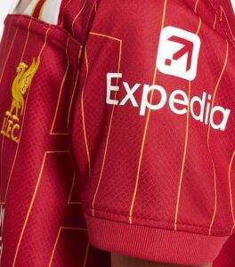 Liverpool Home Kids 2024-2025 Jersey hand