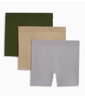 Puma Men's Ultra Soft Boxer Briefs (3 Pack) Brown/Grey back