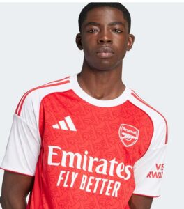 Arsenal 2025/26 Home Jersey front