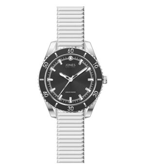 Jones New York Diamond Dial Mesh Strap Watch