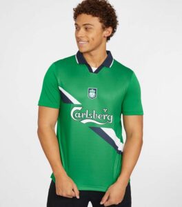 Liverpool 19999/00 Away Retro Green Jersey
