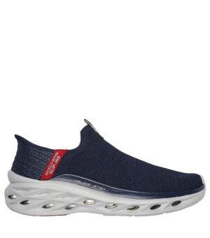 SKECHERS GLIDE-STEP SWIFT NAVY BLUE SNEAKERS SIDE