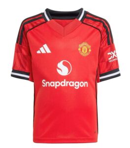Manchester United Home 2025 /2026 Kids Jersey front
