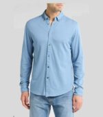 Coastaoro Apollo Trim Fit Knit Button-Down Shirt front