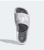 Adidas Light Grey Adilette 25 Slides front