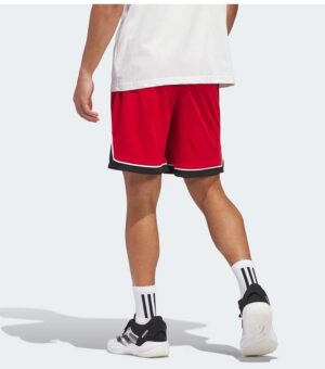 Adidas Basketball Badge of Sport Red Short back