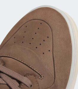 Adidas Brown Rivalry Lux Low Shoes up front