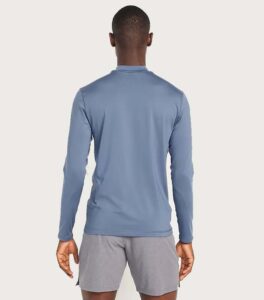 Old Navy Cozy Baselayer Mock-Neck Grey T-Shirt back