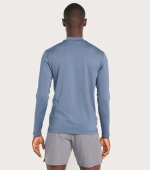 Old Navy Cozy Baselayer Mock-Neck Grey T-Shirt back