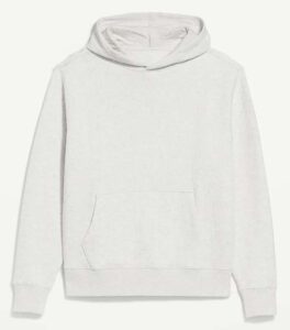 Old Navy Essential Quilted Fleece Grey Hoodie