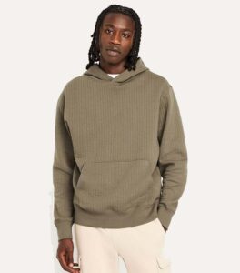 Old Navy Green Essential Quilted Fleece Hoodie front