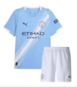 MANCHESTER CITY 2025/2026 HOME KIDS JERSEY
