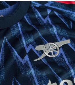 Arsenal Authentic 2025/2026 Away Jersey up front