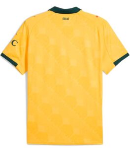 AC Milan 25/26 Men's Third Kits Yellow Jersey back