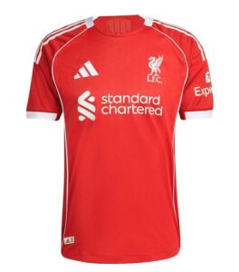 Liverpool Authentic Home 2025-2026 Jersey