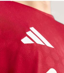 Liverpool Authentic Home 2025-2026 Jersey up logo