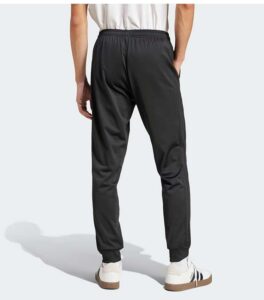 Adidas 3-Stripes Tricot Regular Tapered Track Black Pants back