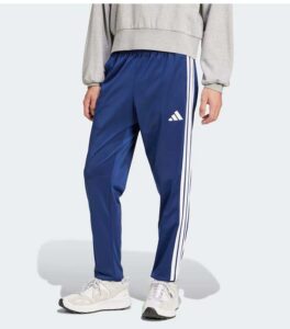 Adidas 3-Stripes Tricot Regular Tapered Track Blue Pants side