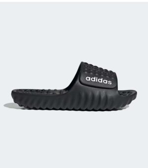 Adidas Adissage 360Rec Black White Logo Slide side