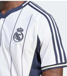 Real Madrid Baseball Jersey side