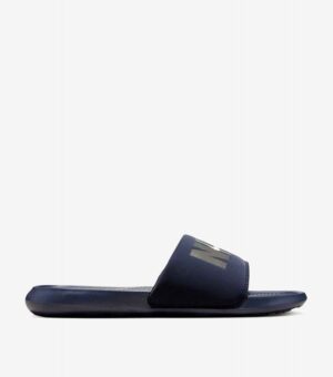 Nike Victori One Navy Blue Men Slides side
