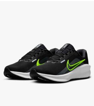 Nike Downshifter 13 Men's Black/Volt Running Shoes side
