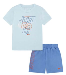 Nike Kids' Rhythm T-Shirt & French Terry Shorts Set