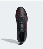 Adidas Predator League Turf Black Red Boots up