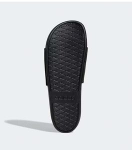 Adidas Adilette Comfort Black Slides under
