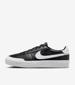 Nike Court Shot Men's Black/White Shoes side