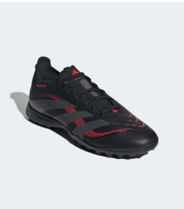 Adidas Predator League Turf Black Red Boots front