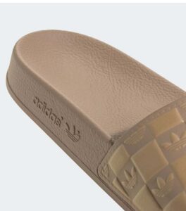 Adidas Adilette Brown Slides up side